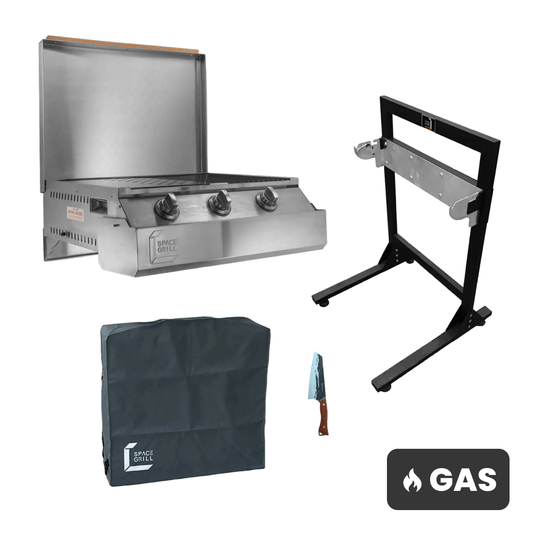 Grill Master Bundle - Space Grill MAX - Natural Gas BBQ (Standalone)